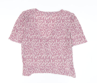 Mango Women's Multicoloured Wrap Blouse Size M