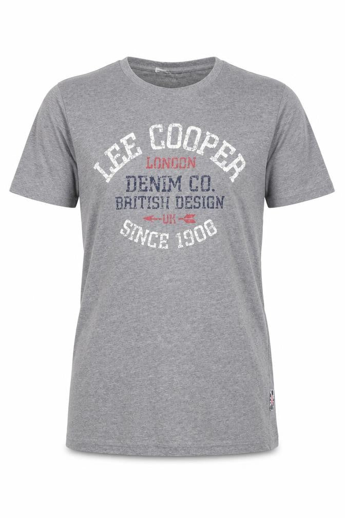 Lee Cooper Grey Men's Graphic T-Shirt S