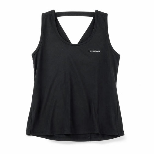 LA Gear Women's Black Tank, Size 12, Racerback Style
