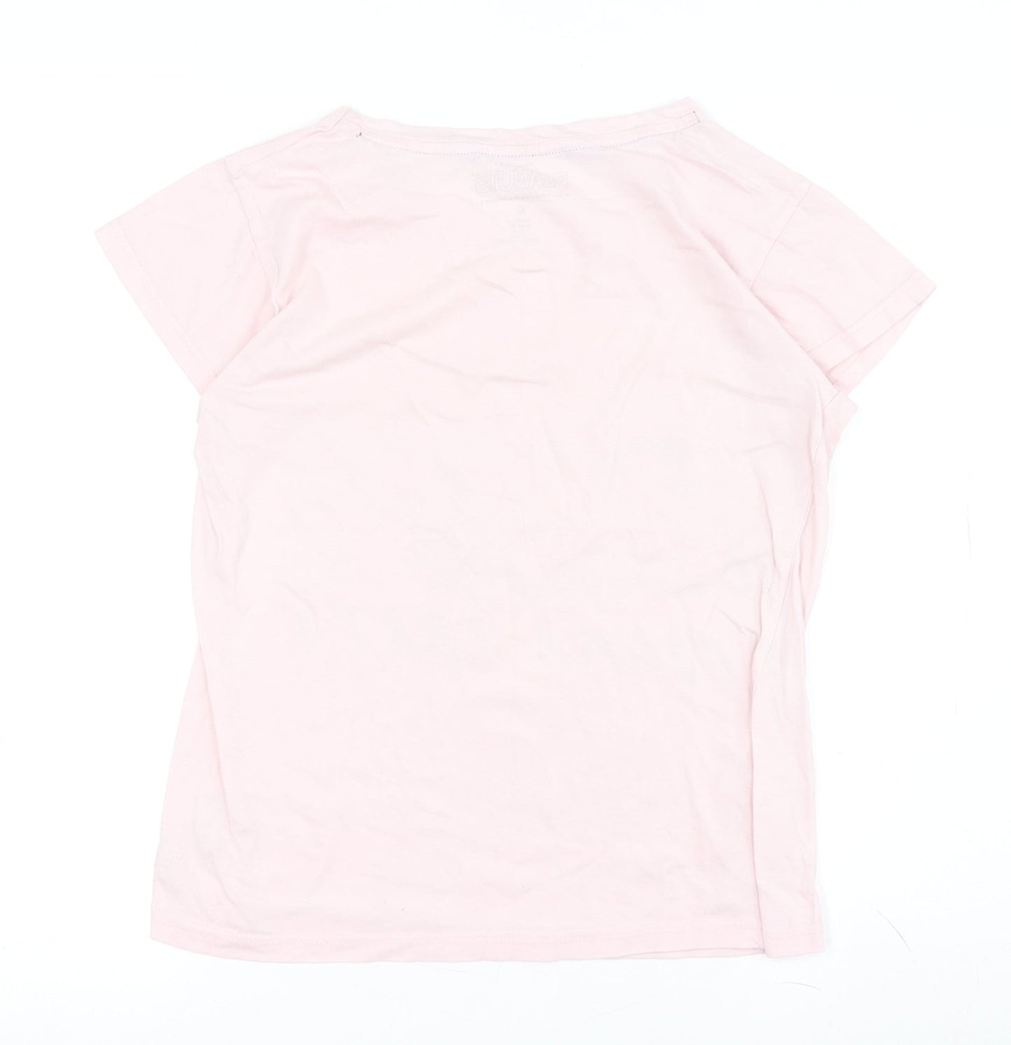 Peanuts Women's Pink Snoopy Pyjama Top Size 4