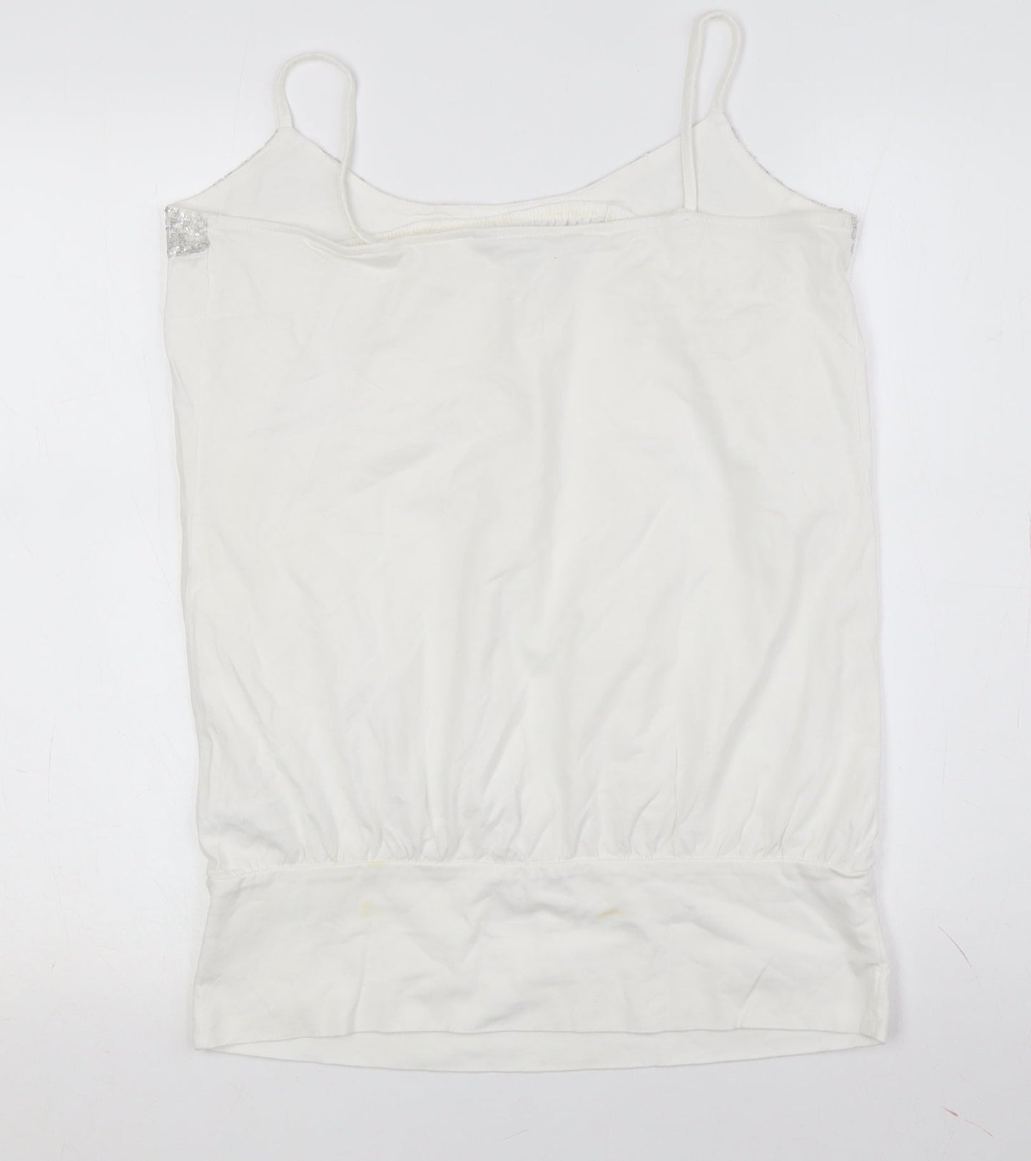 Red Herring Women's White Camisole Tank Size 10