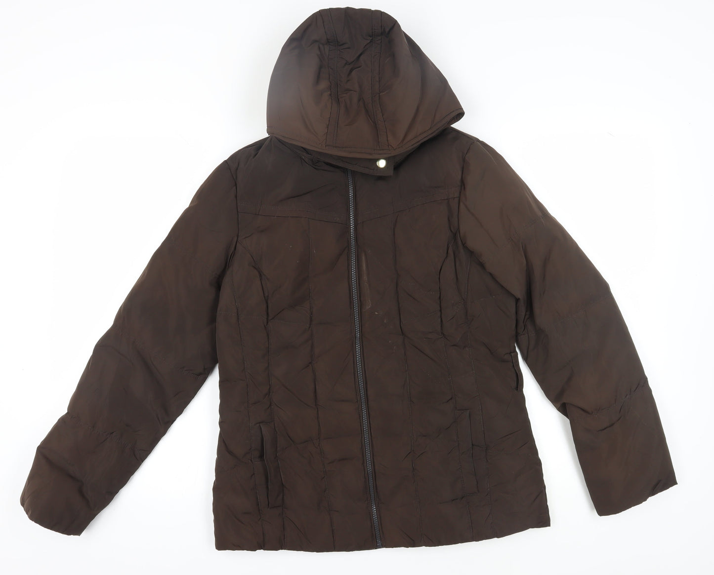 Marks and Spencer Women's Brown Puffer Jacket S