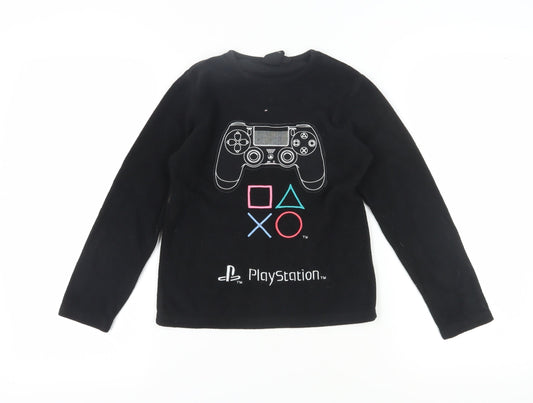 PlayStation Boys Black Pullover Sweatshirt 9-10 Yrs