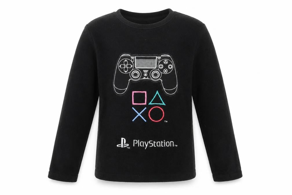 PlayStation Boys Black Pullover Sweatshirt 9-10 Yrs