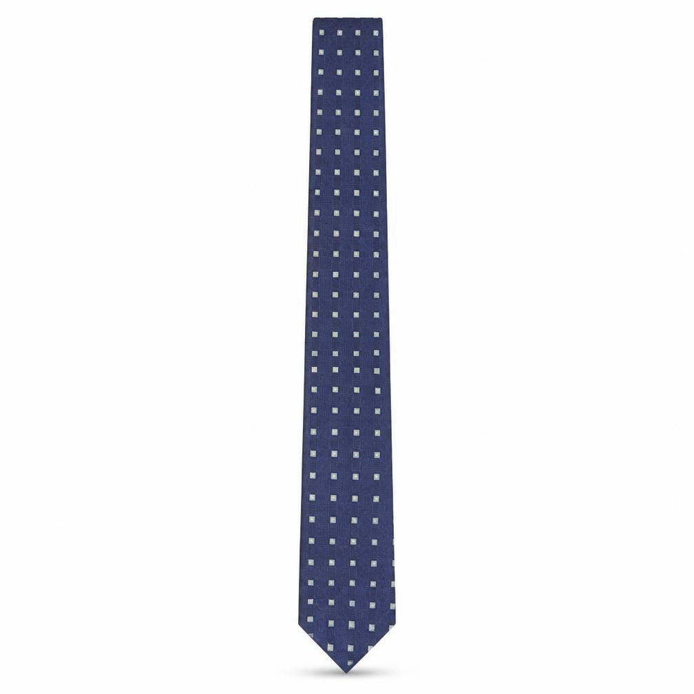 Skopes Men's Blue Geometric Silk Tie