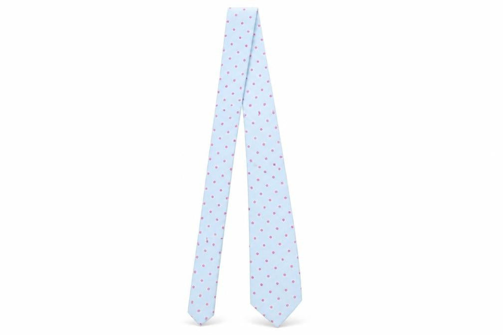 Charles Tyrwhitt Blue Silk Polka Dot Men's Tie