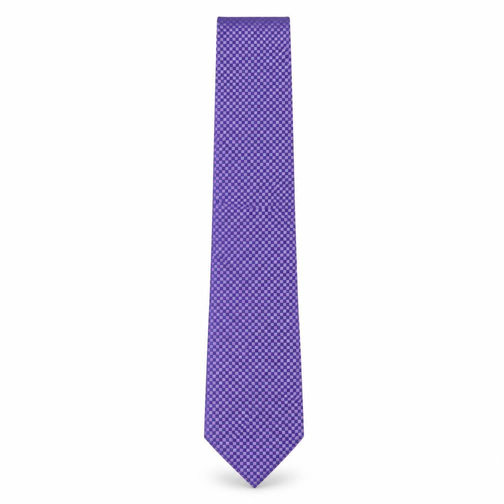 Classico by Michelsons Men's Purple Geometric Tie