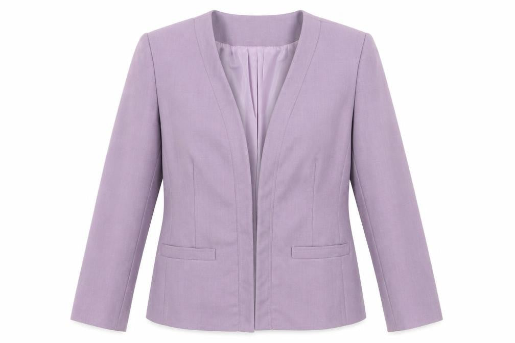 EWM Women's Purple Suit Jacket, Size 14