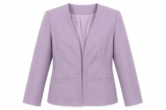 EWM Women's Purple Suit Jacket, Size 14
