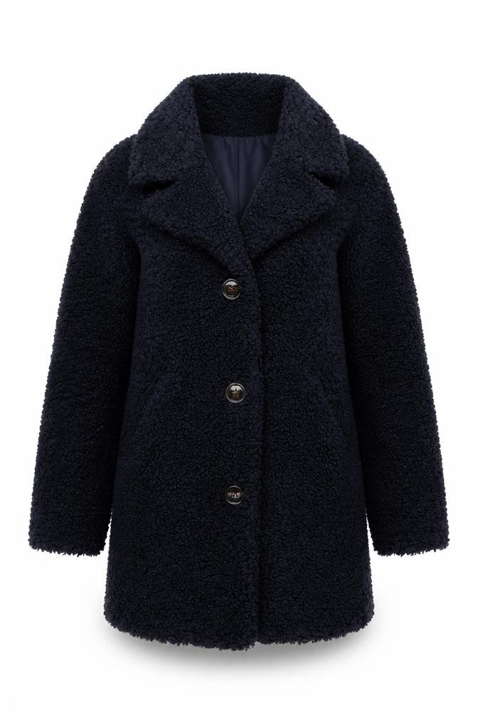 Dorothy Perkins Women's Black Mid-Length Coat Size 6