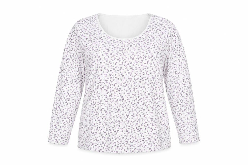 Marks & Spencer Women's White Floral T-Shirt UK 16