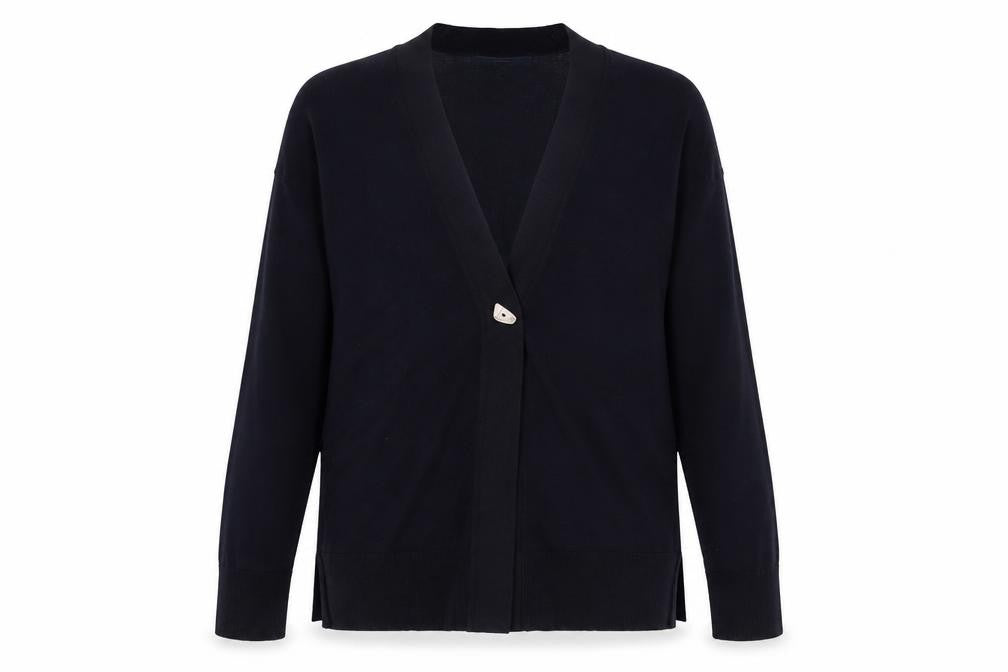 Next Women's Black Cardigan, Size 10, V-Neck Lightweight