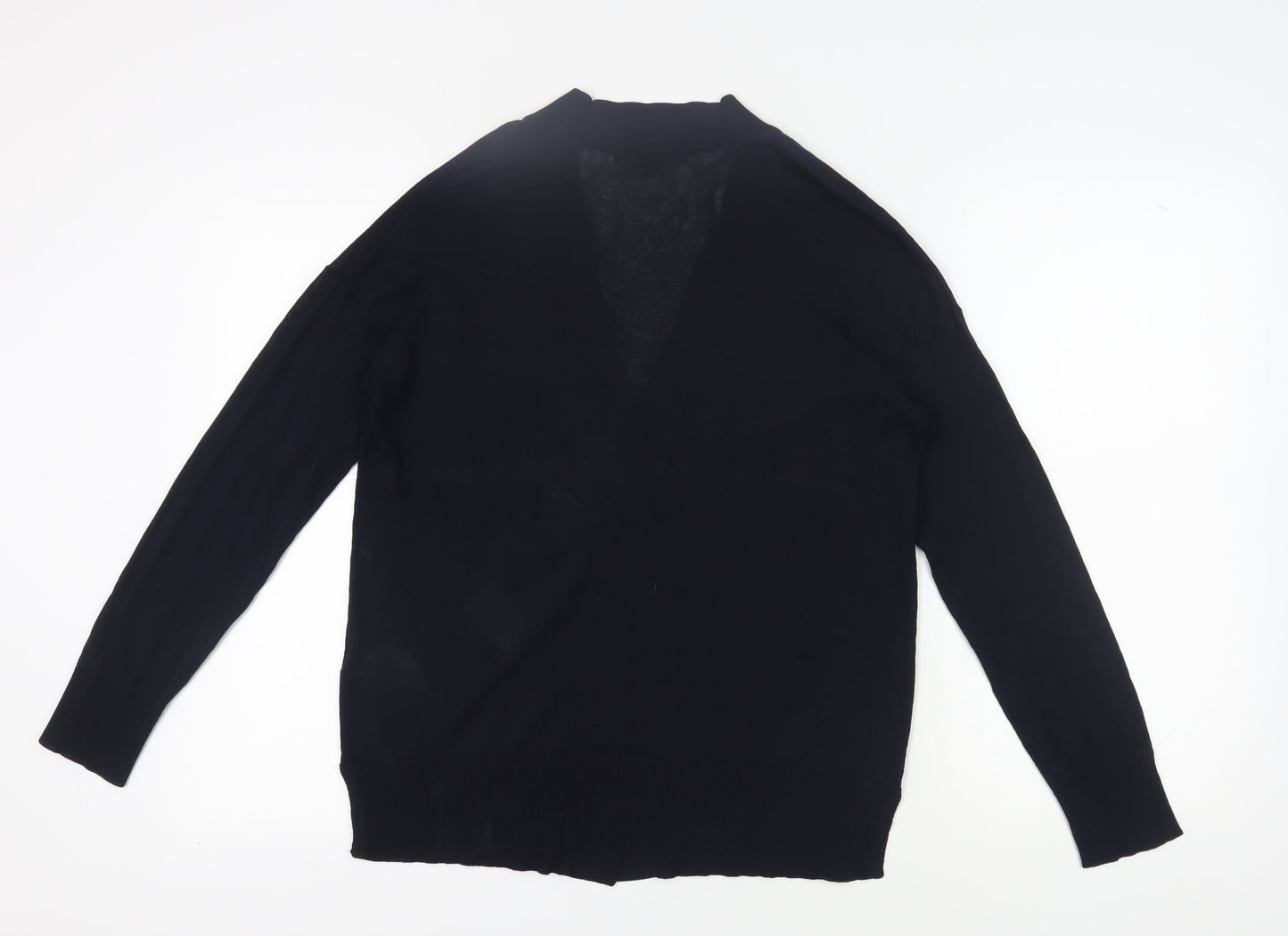 Next Women's Black Cardigan, Size 10, V-Neck Lightweight