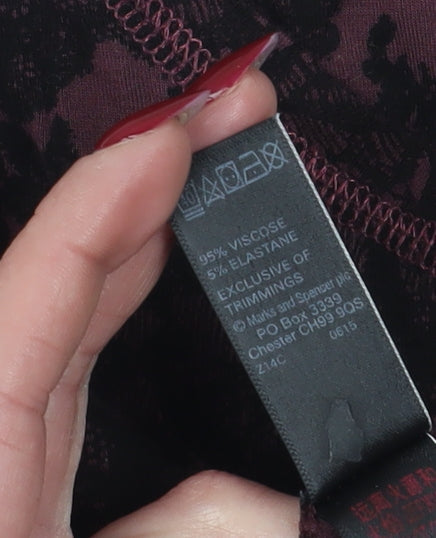Marks and Spencer Women's Floral T-Shirt Size 12