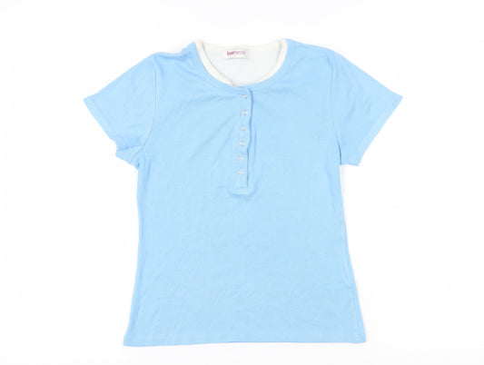 Bonmarché Women's Blue T-Shirt Size S Basic Style