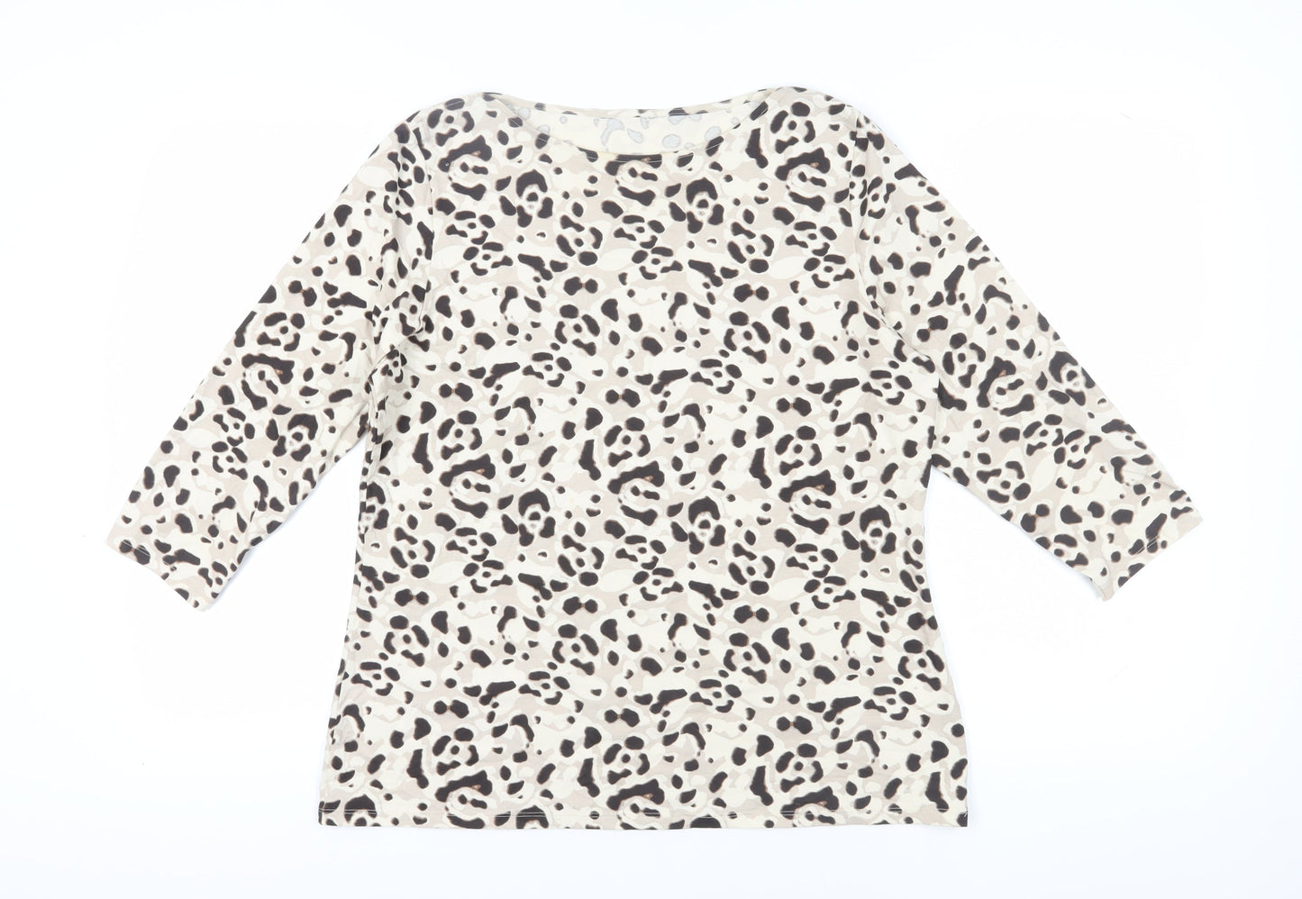 Marks and Spencer Women's Multicolour Crew Neck T-Shirt