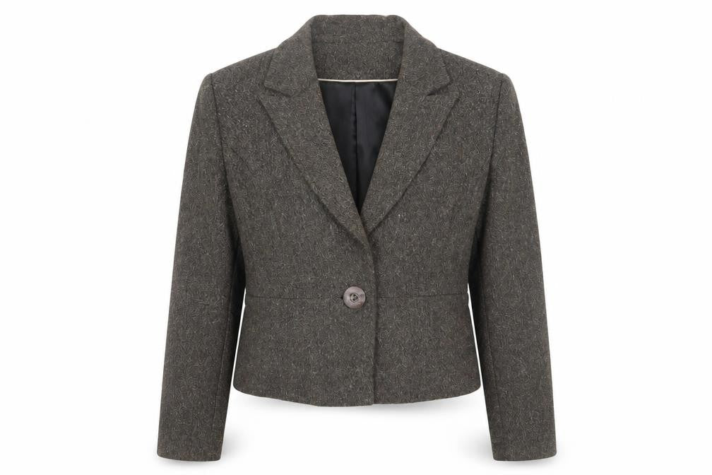 Planet Women's Brown Single-Breasted Suit Jacket