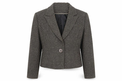 Planet Women's Brown Single-Breasted Suit Jacket