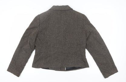 Planet Women's Brown Single-Breasted Suit Jacket