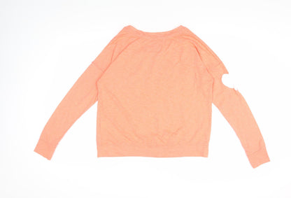Superdry Women Orange XS Basic T-Shirt