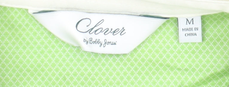 Clover by Bobby Jones Women's Green Polo, Medium