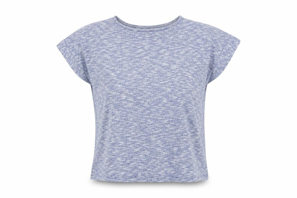 Warehouse Women's Blue T-Shirt Size 8 Basic Casual
