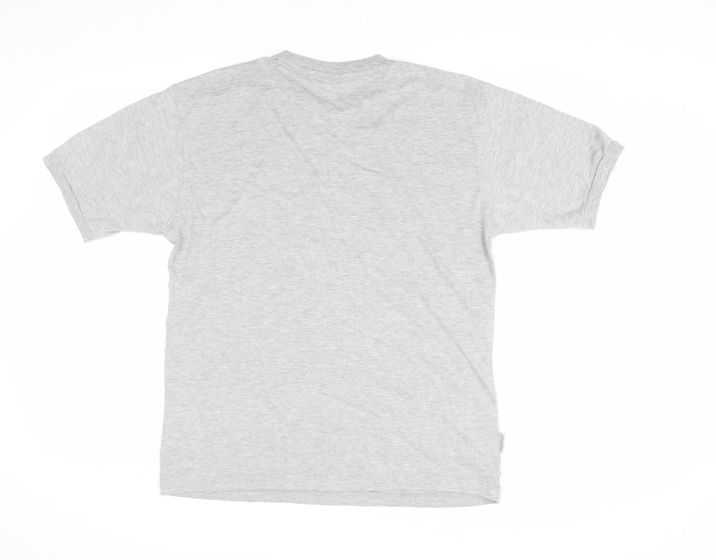 Slazenger Men's Grey Crew Neck T-Shirt Medium