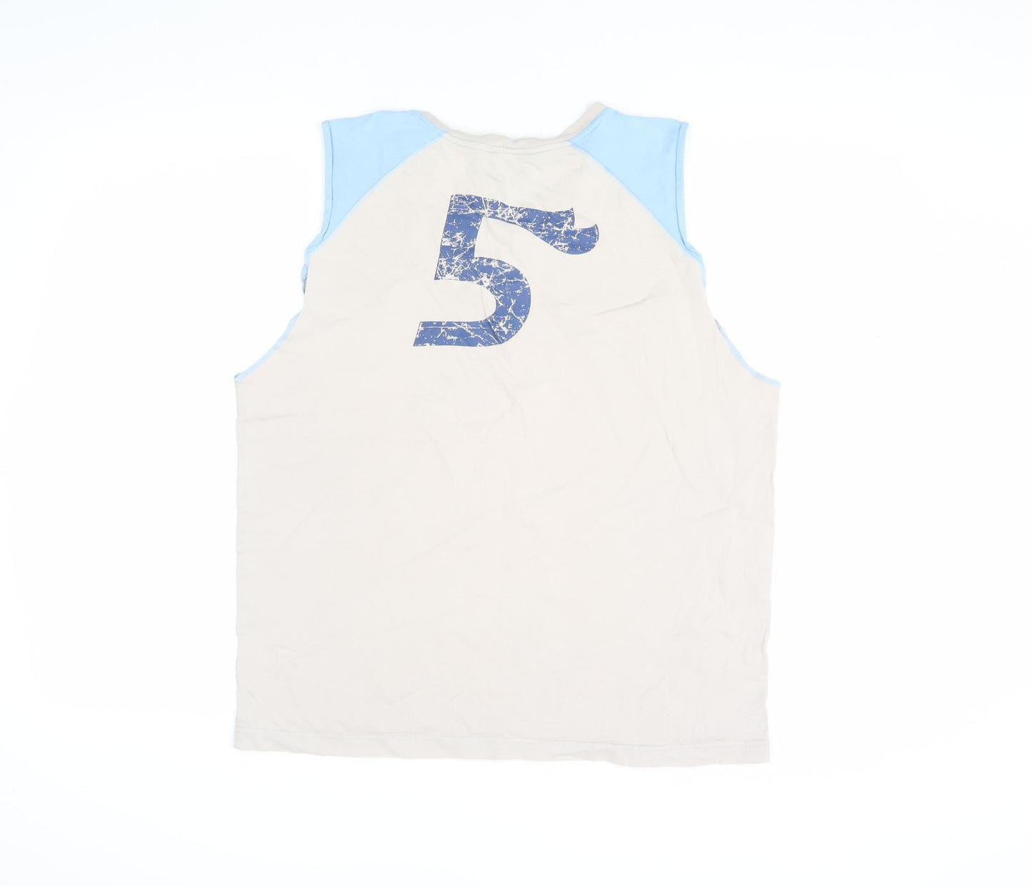 Reebok Unisex Beige Sleeveless Tank M Casual