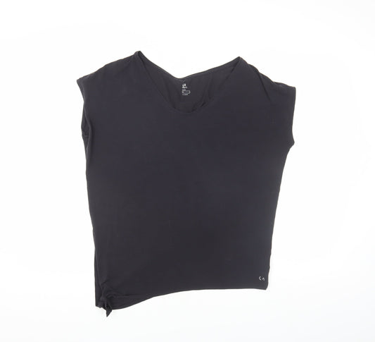GapFit Women’s Black Sleeveless V-Neck T-Shirt