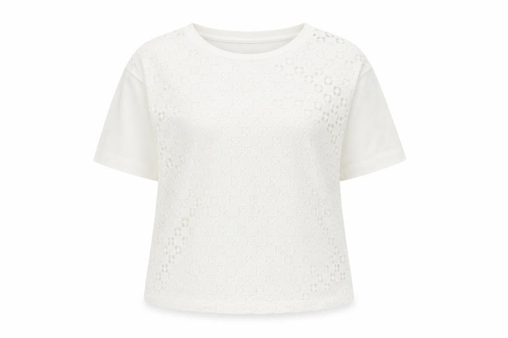 Gap Women's White T-Shirt, Size M, Crew Neck, Casual