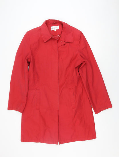 EWM Women's Red Mid-Length Overcoat Size 12