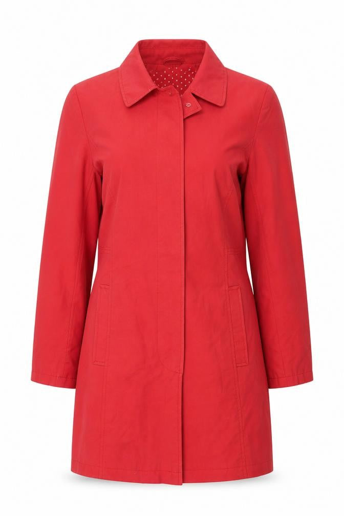 EWM Women's Red Mid-Length Overcoat Size 12