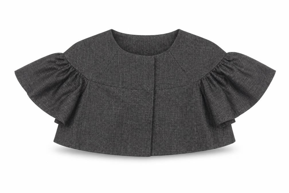 By Malene Birger Women's Black Cape Jacket Size 8