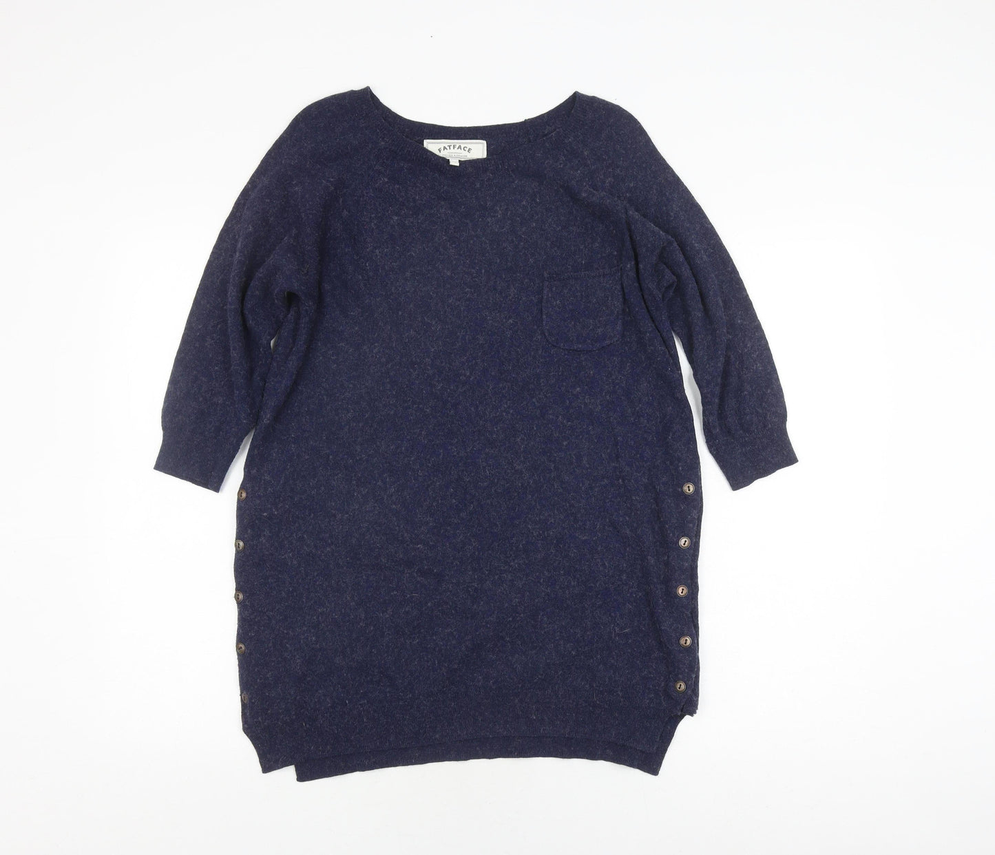 FatFace Women's Blue Pullover Jumper - Size 12