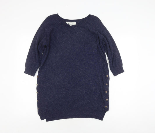FatFace Women's Blue Pullover Jumper - Size 12