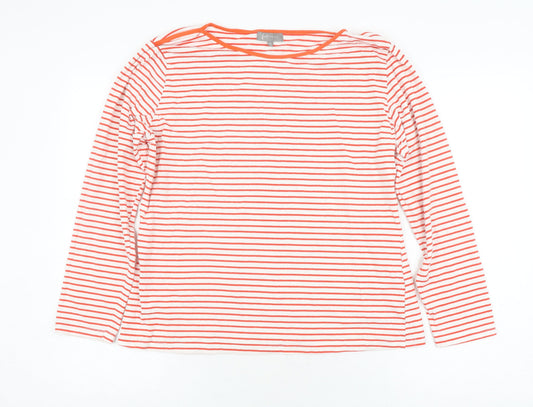 First Avenue Women's XL Striped Long Sleeve T-Shirt