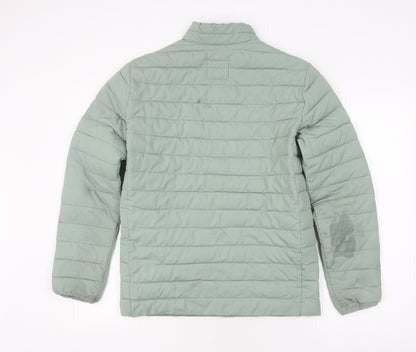 Jack Womens & Jones Green Puffer Jacket M