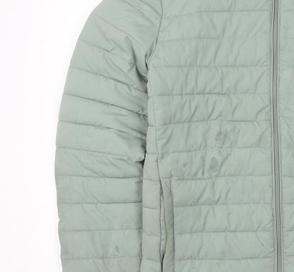 Jack Womens & Jones Green Puffer Jacket M