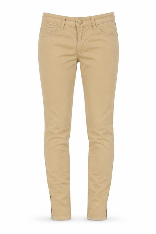 Zara Women's Beige Skinny Jeans, Size 2, Slim Fit