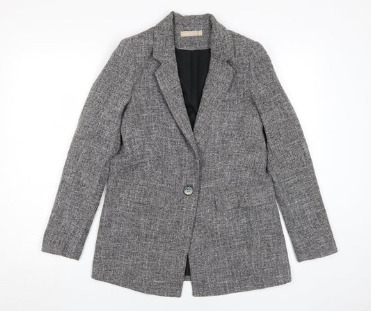Forcast Women's Grey Single-Breasted Blazer