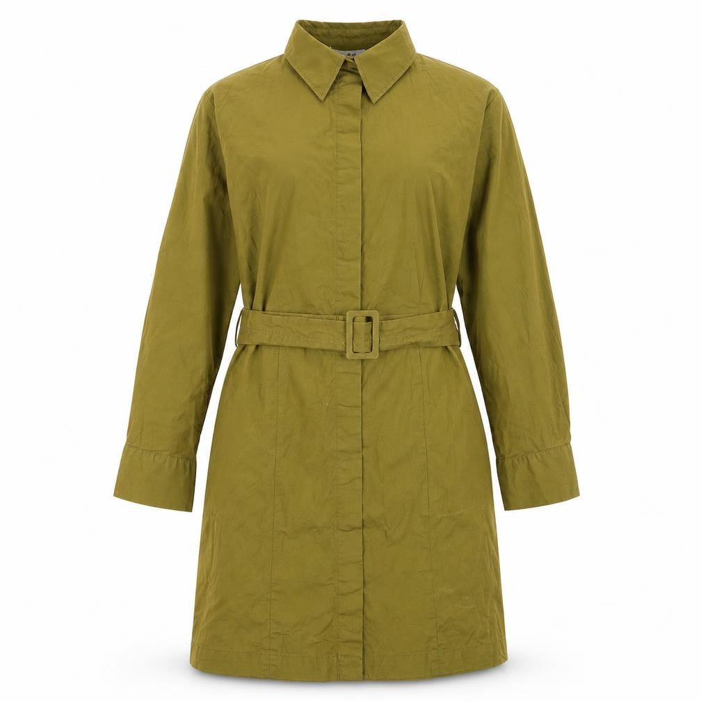 Mango Green Shirt Dress, Women's Casual, Size 12