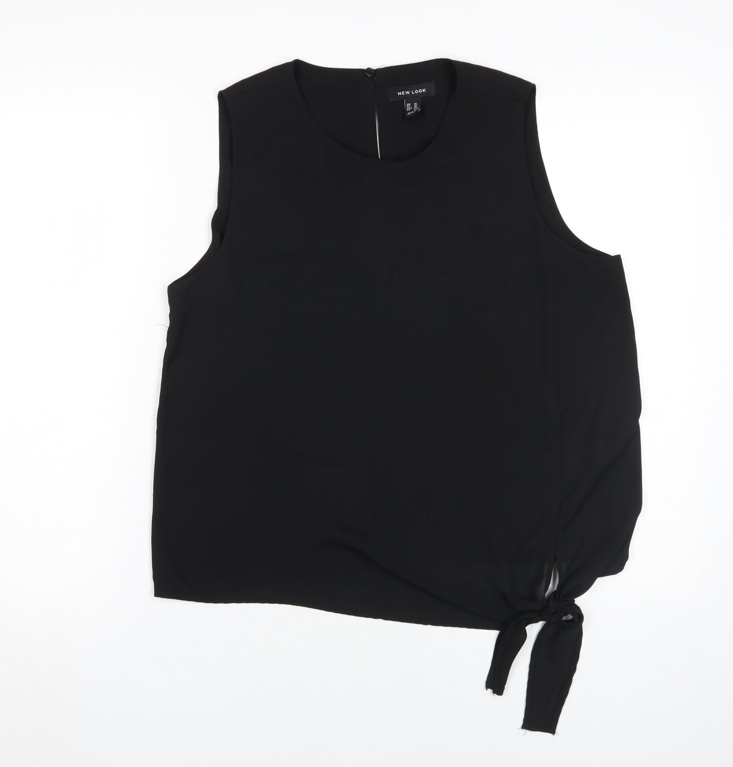 New Look Women Black Sleeveless Basic Top, UK 14