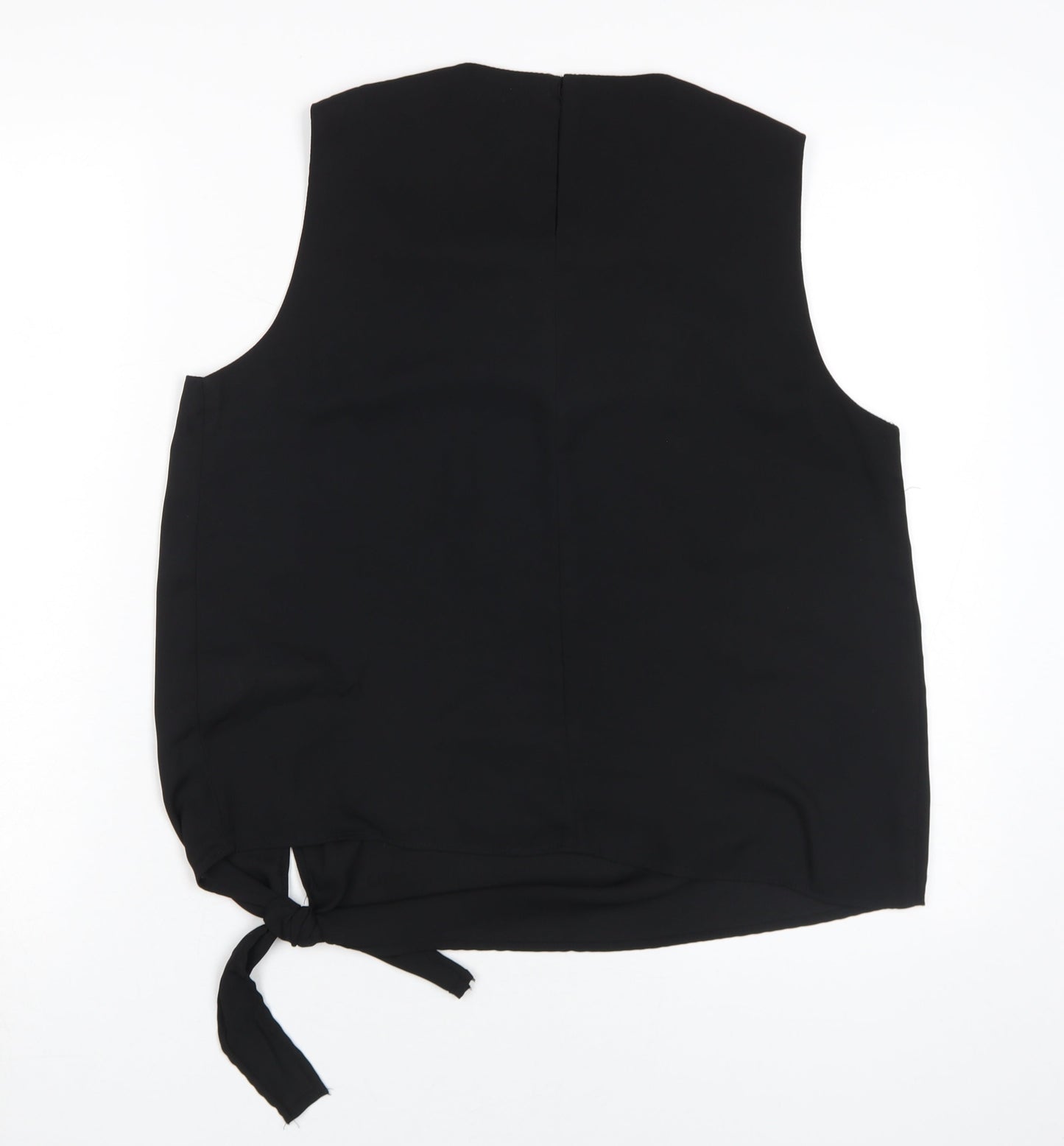 New Look Women Black Sleeveless Basic Top, UK 14