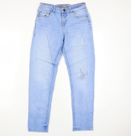 Dorothy Perkins Women's Blue Skinny Jeans Size 8