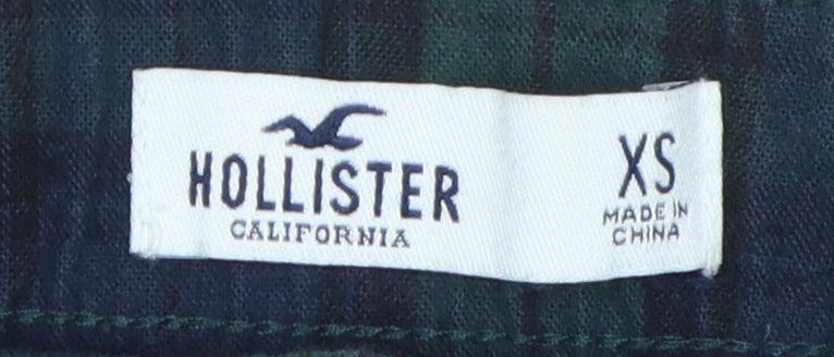 Hollister Women's XS Plaid Blue Pencil Skirt