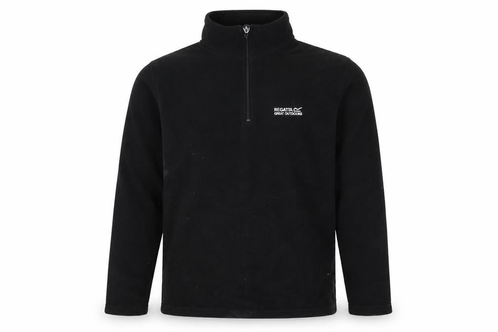 Regatta Men's Black 1/4 Zip Sweatshirt M