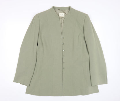 Viyella Women's Green Button Jacket Size 16
