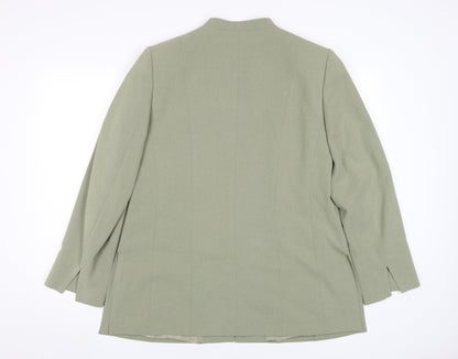 Viyella Women's Green Button Jacket Size 16