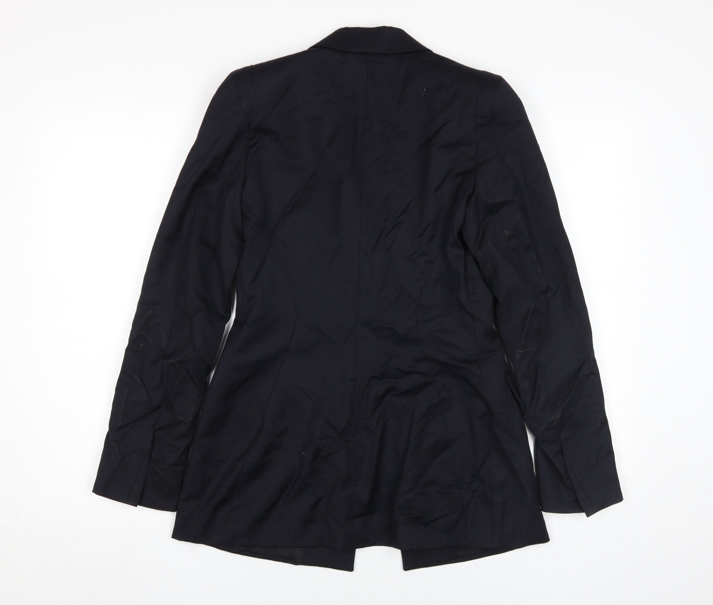 Irene Van Ryb Women's Black Blazer Size 8 Single-Breasted