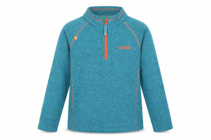 Front view of Regatta boys’ blue fleece sweatshirt, size 12, casual, lightweight